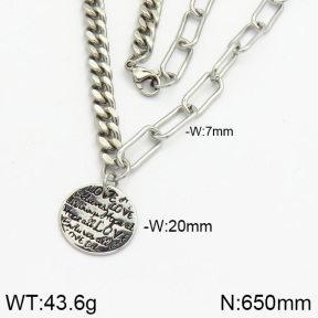 Stainless Steel Necklace  2N2000726vhov-232