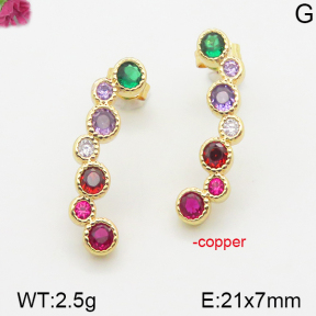 Fashion Copper Earrings  F5E400452bhva-J111