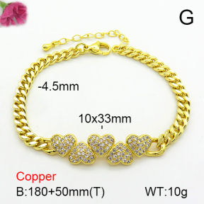 Fashion Copper Bracelet  F7B401072bbov-L024