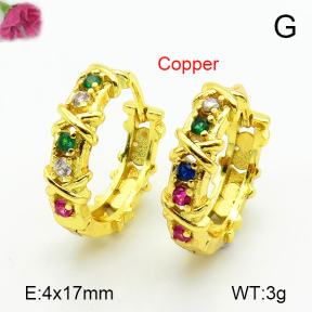Fashion Copper Earrings  F7E400493ablb-L024