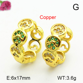 Fashion Copper Earrings  F7E400499ablb-L024