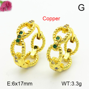 Fashion Copper Earrings  F7E400502ablb-L024