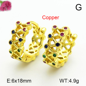 Fashion Copper Earrings  F7E400510ablb-L024