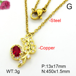 Fashion Copper Necklace  F7N401373avja-L024