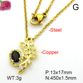 Fashion Copper Necklace  F7N401374avja-L024