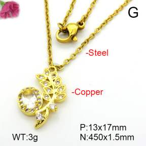 Fashion Copper Necklace  F7N401375avja-L024