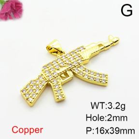 Fashion Copper Pendant  Zirconia  XFPC04014baka-L024