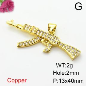 Fashion Copper Pendant  Zirconia  XFPC04041baka-L024