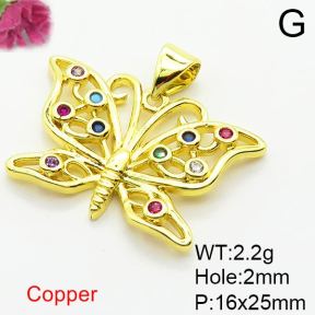 Fashion Copper Pendant  Zirconia  XFPC04127avja-L024