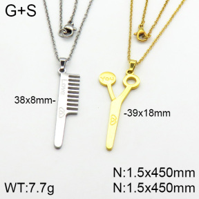 Stainless Steel Necklace  2N2000668bbml-382