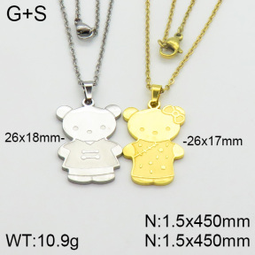 Stainless Steel Necklace  2N2000671bbml-382