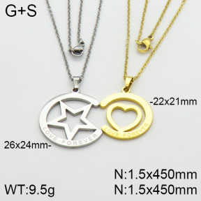 Stainless Steel Necklace  2N2000674bbml-382