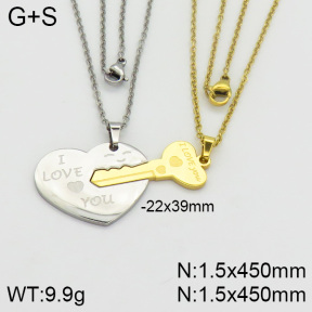 Stainless Steel Necklace  2N2000677bbml-382
