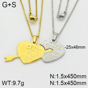 Stainless Steel Necklace  2N2000678bbml-382