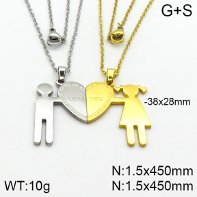 Stainless Steel Necklace  2N2000685bbml-382