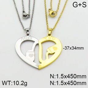 Stainless Steel Necklace  2N2000686bbml-382