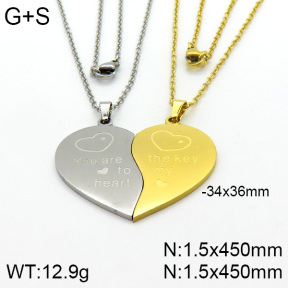 Stainless Steel Necklace  2N2000689bbml-382