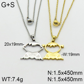 Stainless Steel Necklace  2N2000691bbml-382