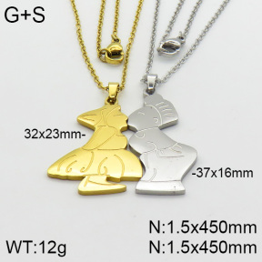 Stainless Steel Necklace  2N2000693bbml-382
