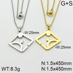 Stainless Steel Necklace  2N2000696bbml-382