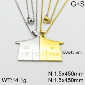Stainless Steel Necklace  2N2000697bbml-382