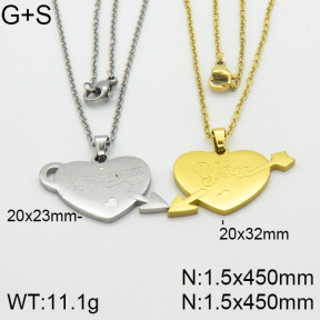 Stainless Steel Necklace  2N2000699bbml-382
