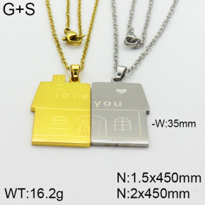 Stainless Steel Necklace  2N2000706bbml-382