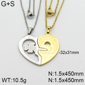 Stainless Steel Necklace  2N2000707bbml-382