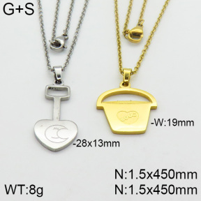 Stainless Steel Necklace  2N2000709bbml-382
