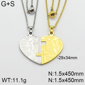 Stainless Steel Necklace  2N2000710bbml-382