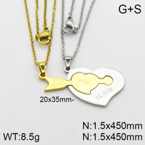 Stainless Steel Necklace  2N2000711bbml-382