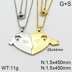 Stainless Steel Necklace  2N2000712bbml-382