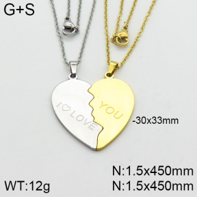 Stainless Steel Necklace  2N2000716bbml-382