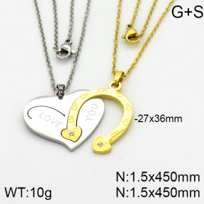 Stainless Steel Necklace  2N4000407bbml-382
