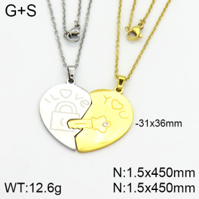 Stainless Steel Necklace  2N4000410bbml-382