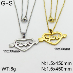 Stainless Steel Necklace  2N4000412bbml-382
