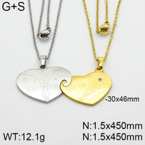 Stainless Steel Necklace  2N4000416bbml-382