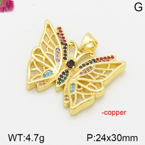 Fashion Copper Pendant  F5P400174bbov-J111