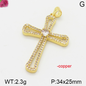 Fashion Copper Pendant  F5P400225bbov-J111
