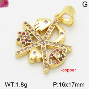 Fashion Copper Pendant  F5P400272vbmb-J111