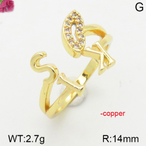 Fashion Copper Ring  F5R400009bbov-J111