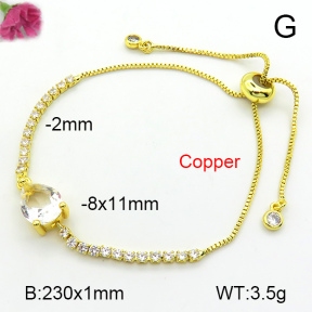 Fashion Copper Bracelet  F7B401082vbll-L024