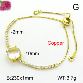 Fashion Copper Bracelet  F7B401089vbll-L024