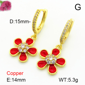 Fashion Copper Earrings  F7E300118vbnb-L024