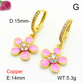 Fashion Copper Earrings  F7E300120vbnb-L024