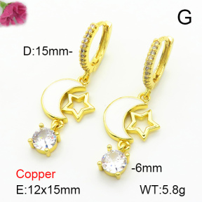 Fashion Copper Earrings  F7E300121vbnb-L024