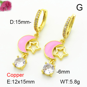 Fashion Copper Earrings  F7E300122vbnb-L024