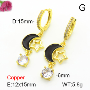 Fashion Copper Earrings  F7E300124vbnb-L024