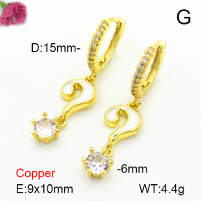 Fashion Copper Earrings  F7E300125vbnb-L024