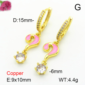 Fashion Copper Earrings  F7E300126vbnb-L024
